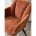 Стул REFLET 3018-09 терракотовый, шенилл / черный каркас, ®DISAUR 