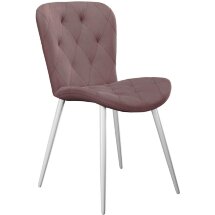 Стул DikLine 303 B5 LATTE, ножки белые