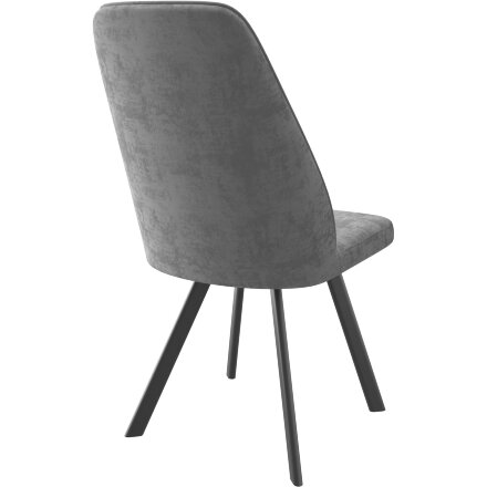 Стул DikLine 326PRO B22 GREY, ножки черные 