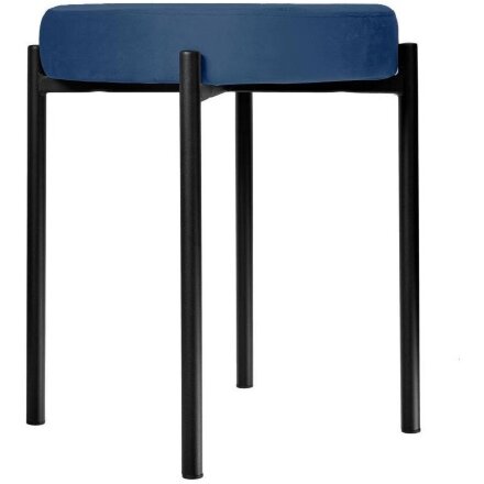 Комплект 4 шт. Табурет DikLine, B8 BLUE, ножки черные 