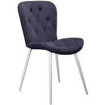 Стул DikLine 303 B28 ANTRACITE, ножки белые
