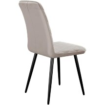 Стул DikLine 205 B03 BEIGE, ножки черные