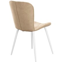 Стул DikLine 303 B03 BEIGE, ножки белые