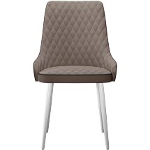 Стул DikLine 305 B5 LATTE, ножки белые