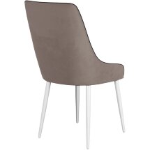 Стул DikLine 305 B5 LATTE, ножки белые