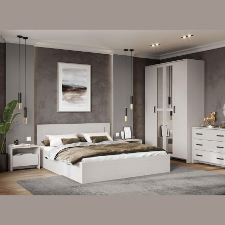 Кровать Taika 140х200 ясень анкор светлый 