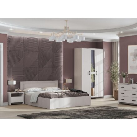 Кровать Taika 140х200 ясень анкор светлый 