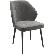 Стул DikLine 222PRO B28 ANTRACITE, ножки черные