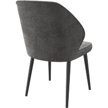 Стул DikLine 222PRO B28 ANTRACITE, ножки черные