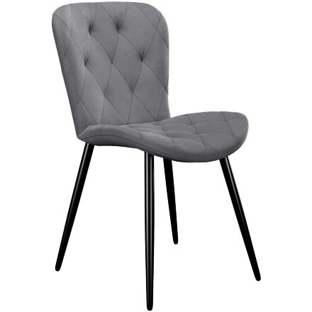 Стул DikLine 303 B22 GREY /ножки черные 