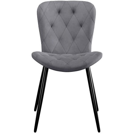 Стул DikLine 303 B22 GREY /ножки черные 