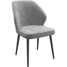 Стул DikLine 222PRO B22 GREY, ножки черные