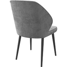 Стул DikLine 222PRO B22 GREY, ножки черные