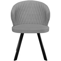 Стул DikLine 249 поворотный, B22 GREY, ножки черные