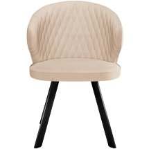 Стул DikLine 249 поворотный, B03 BEIGE, ножки черные