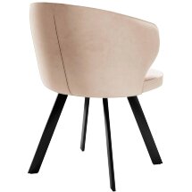 Стул DikLine 249 поворотный, B03 BEIGE, ножки черные