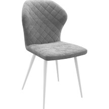 Стул DikLine 239PRO B22 GREY, ножки белые